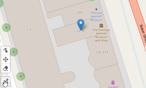 Draw on map